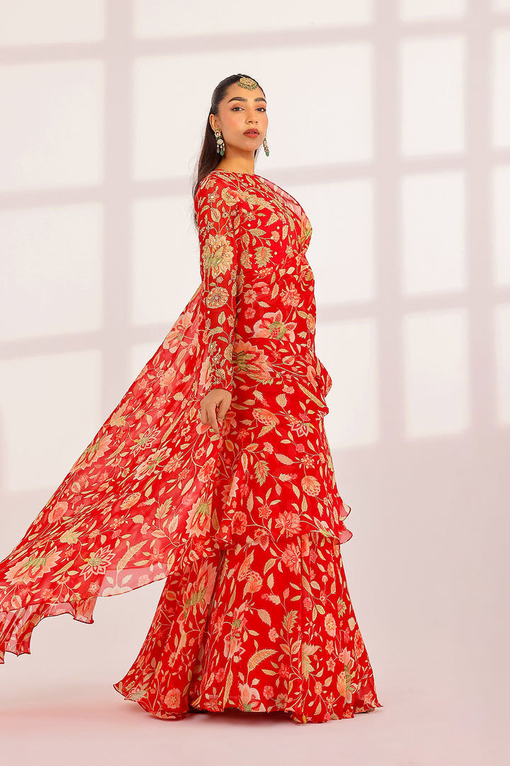 Arya Dress Saree Set