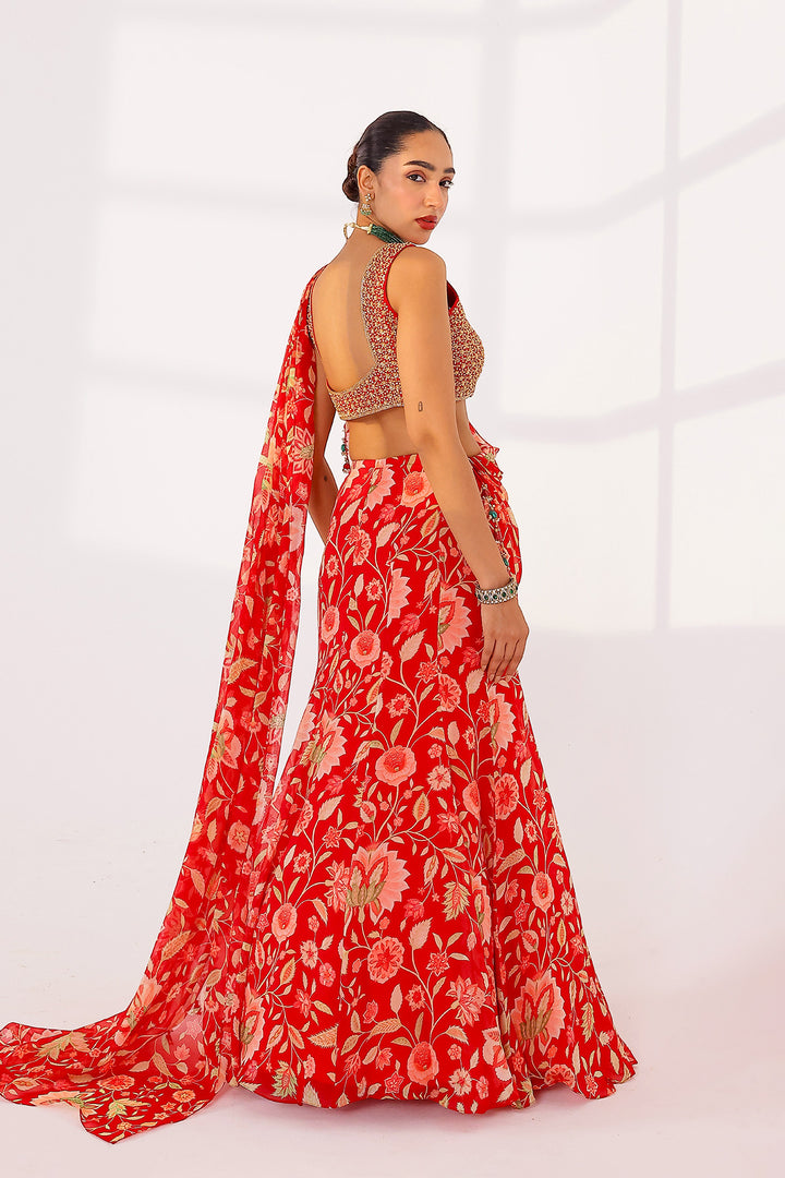 Dahlia Saree Set