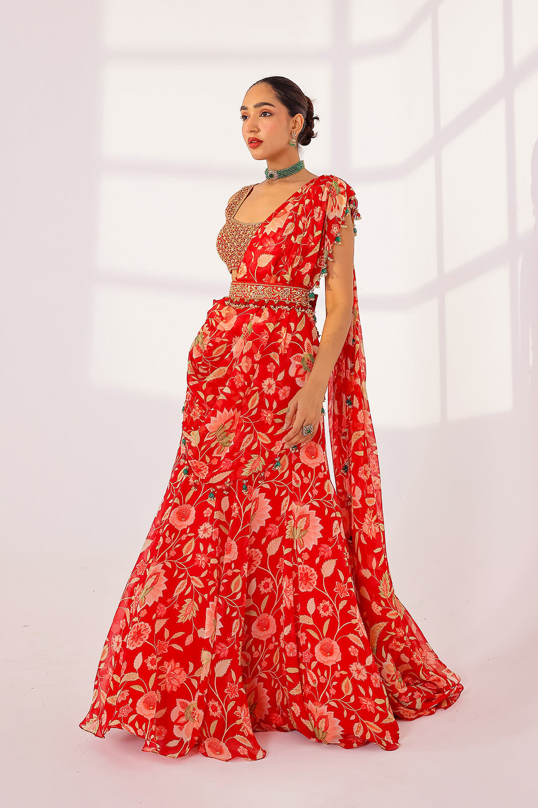 Dahlia Saree Set