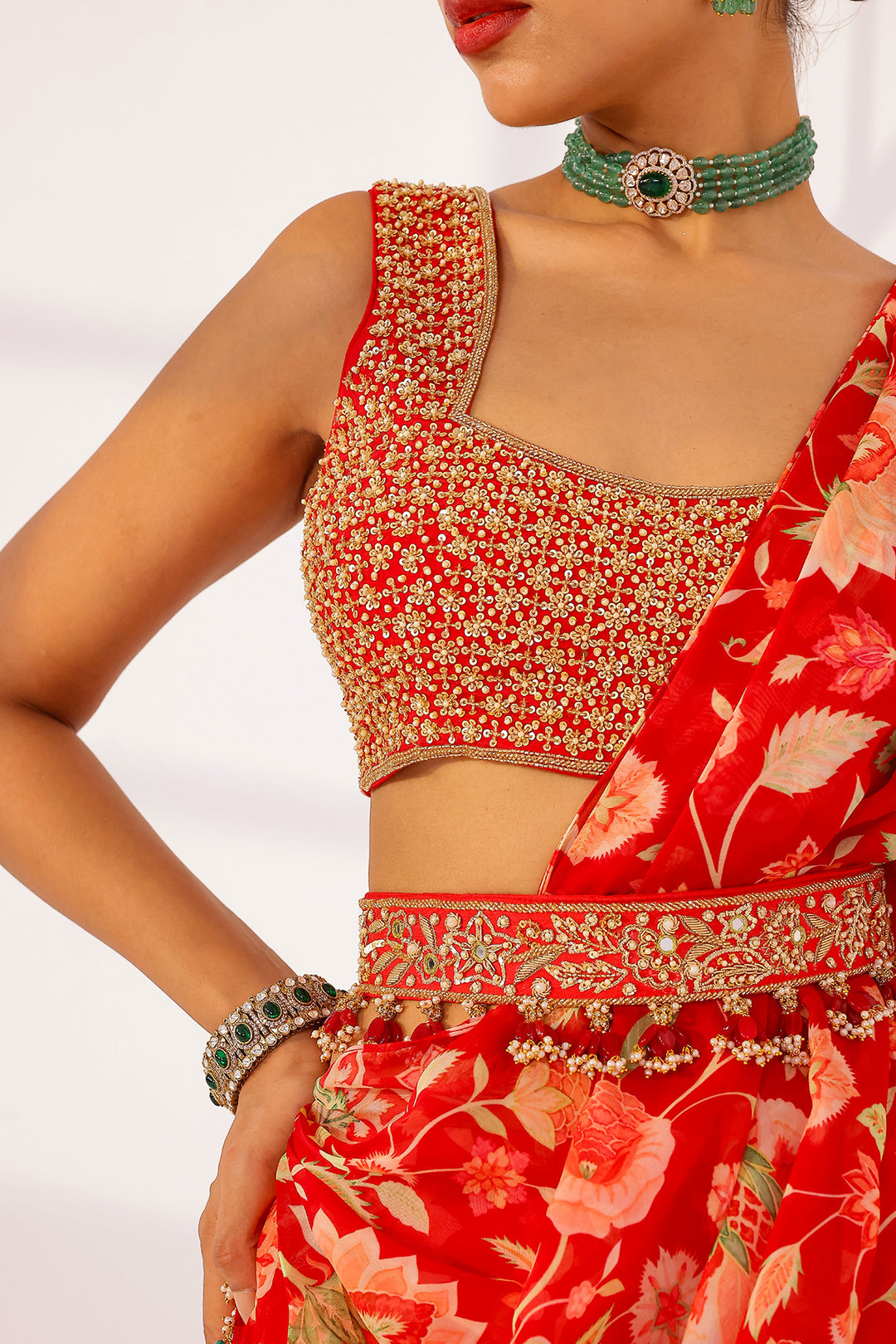 Dahlia Saree Set