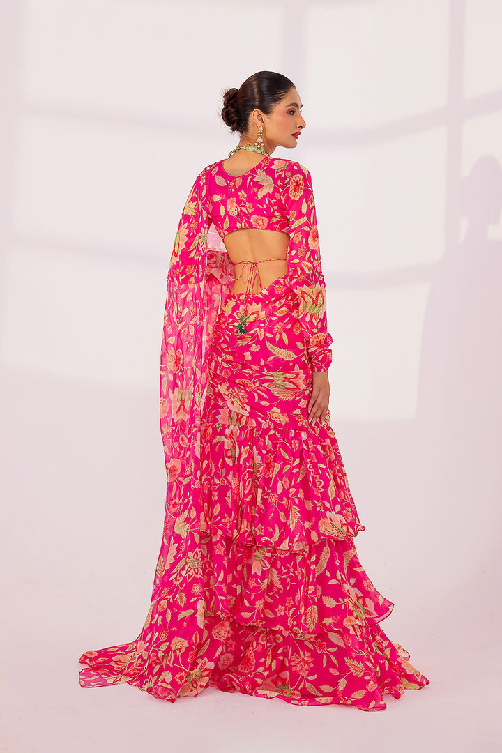 Zinnia Saree Set
