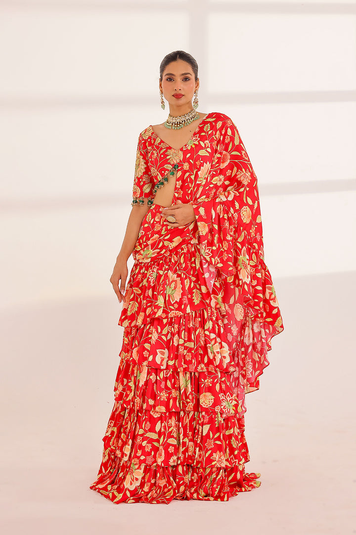 Flora Saree Set