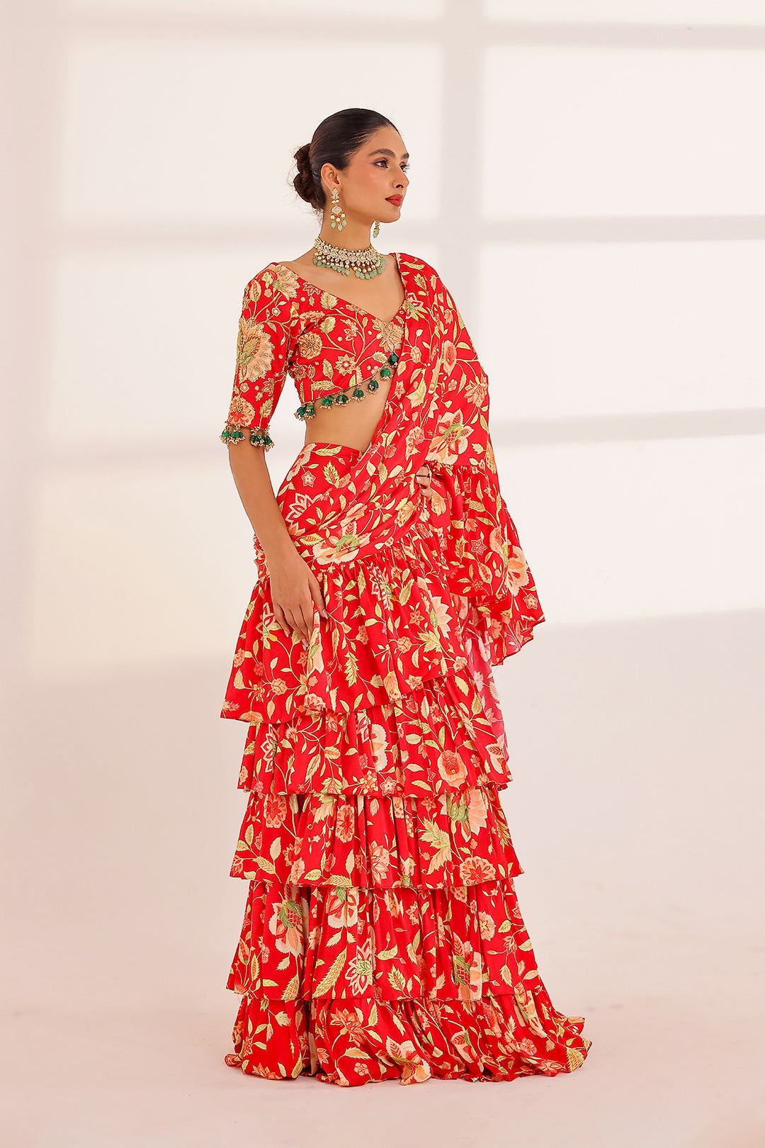 Flora Saree Set