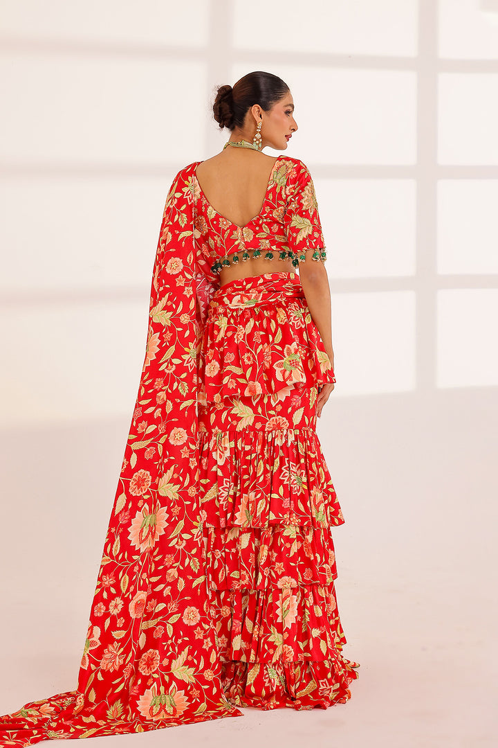 Flora Saree Set