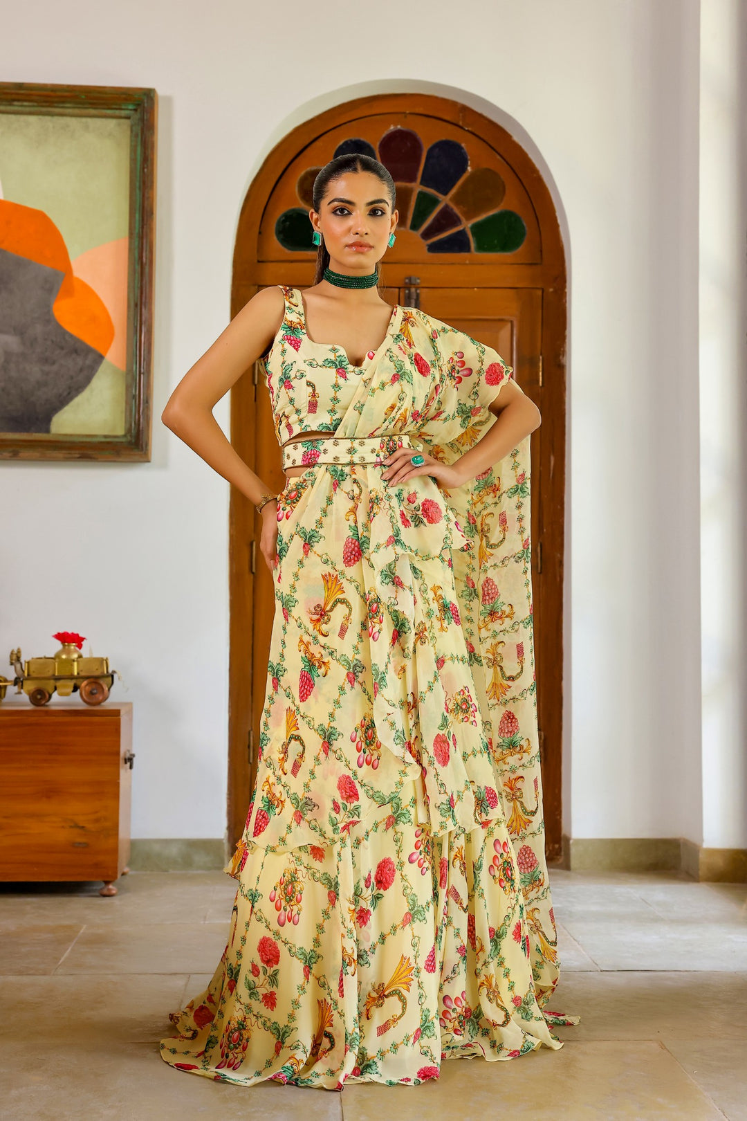 Jewels Saree Set