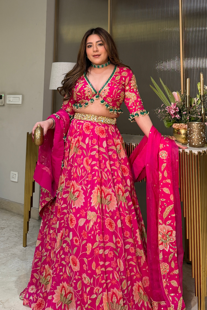 Meghna Pahwa in Nina Lehenga Set