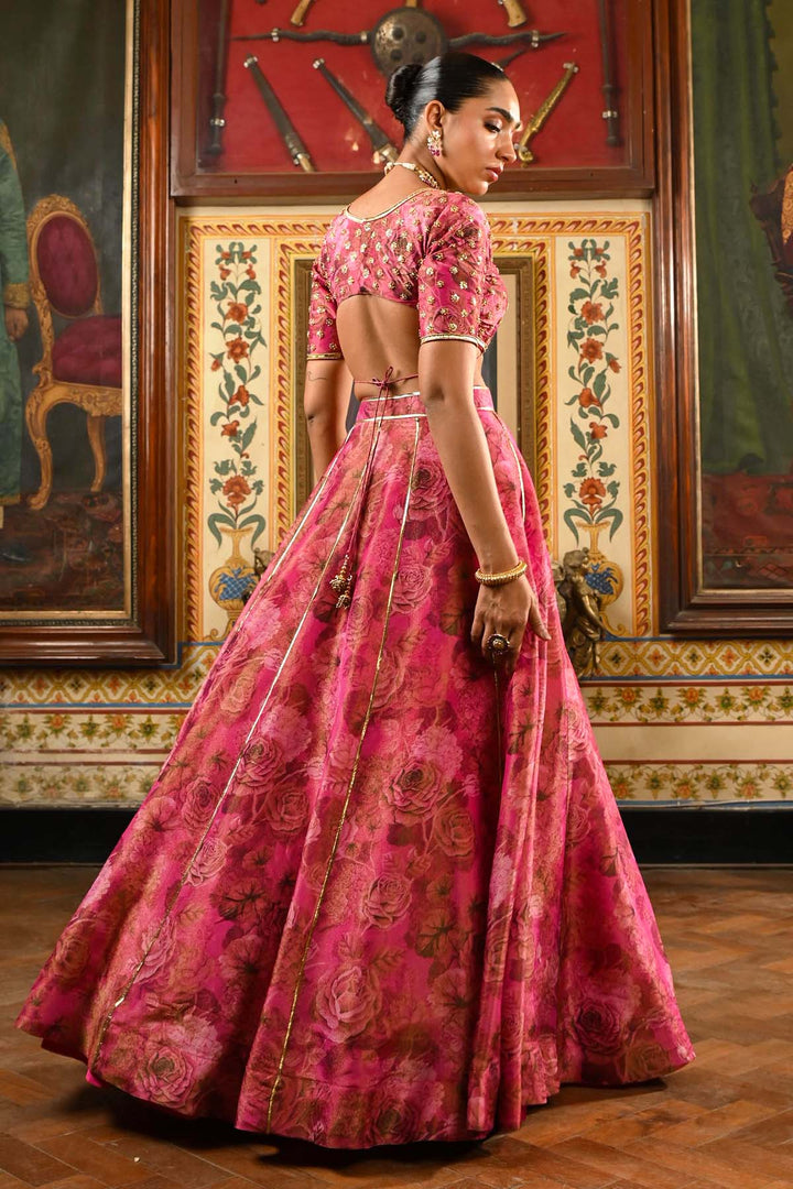 Rani Pink Lehenga Set