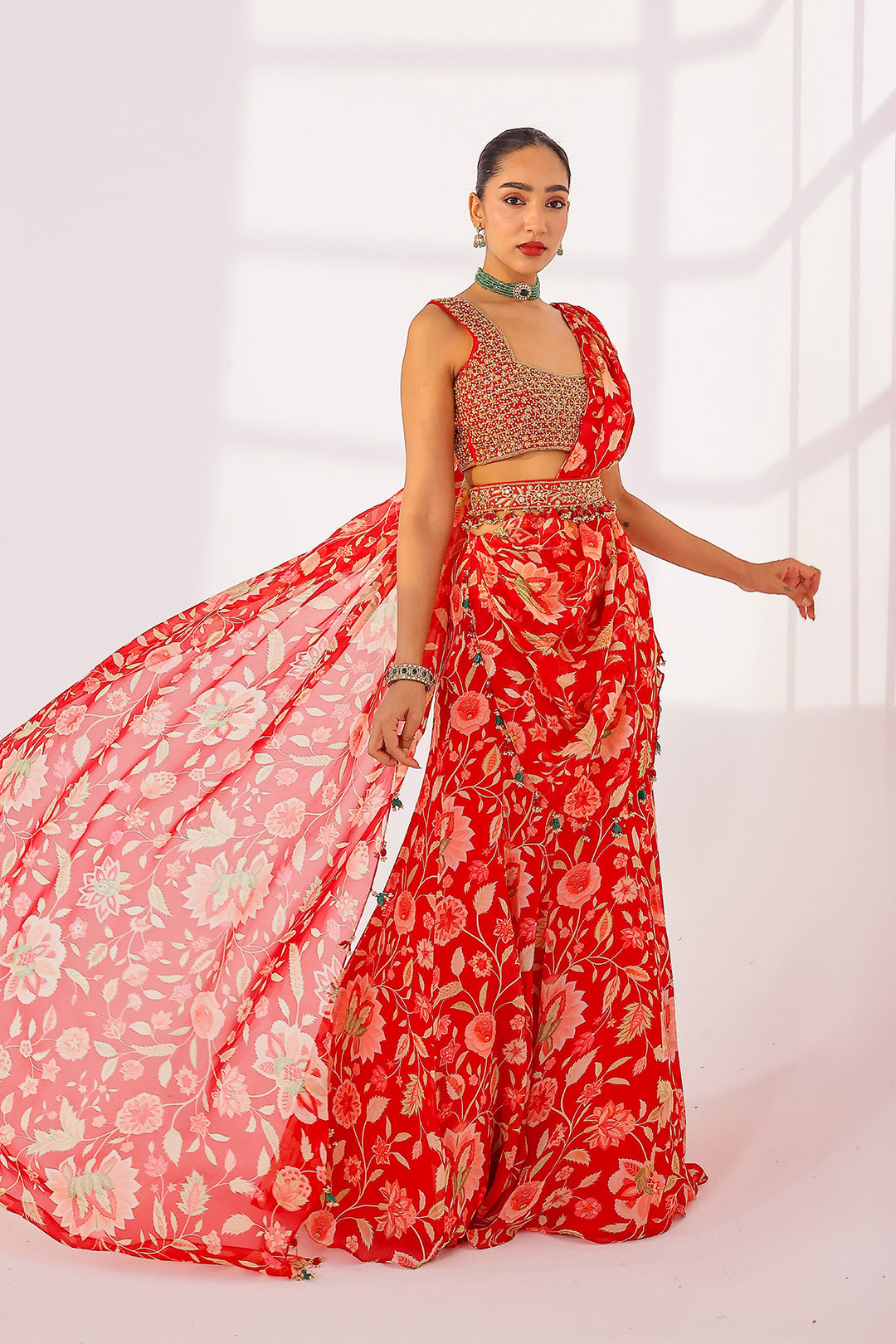 Dahlia Saree Set