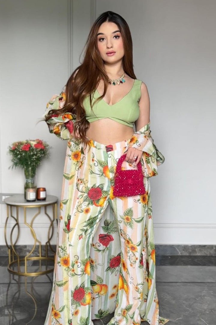 Monali in Multi Colour 3 Piece Co-Ord Set