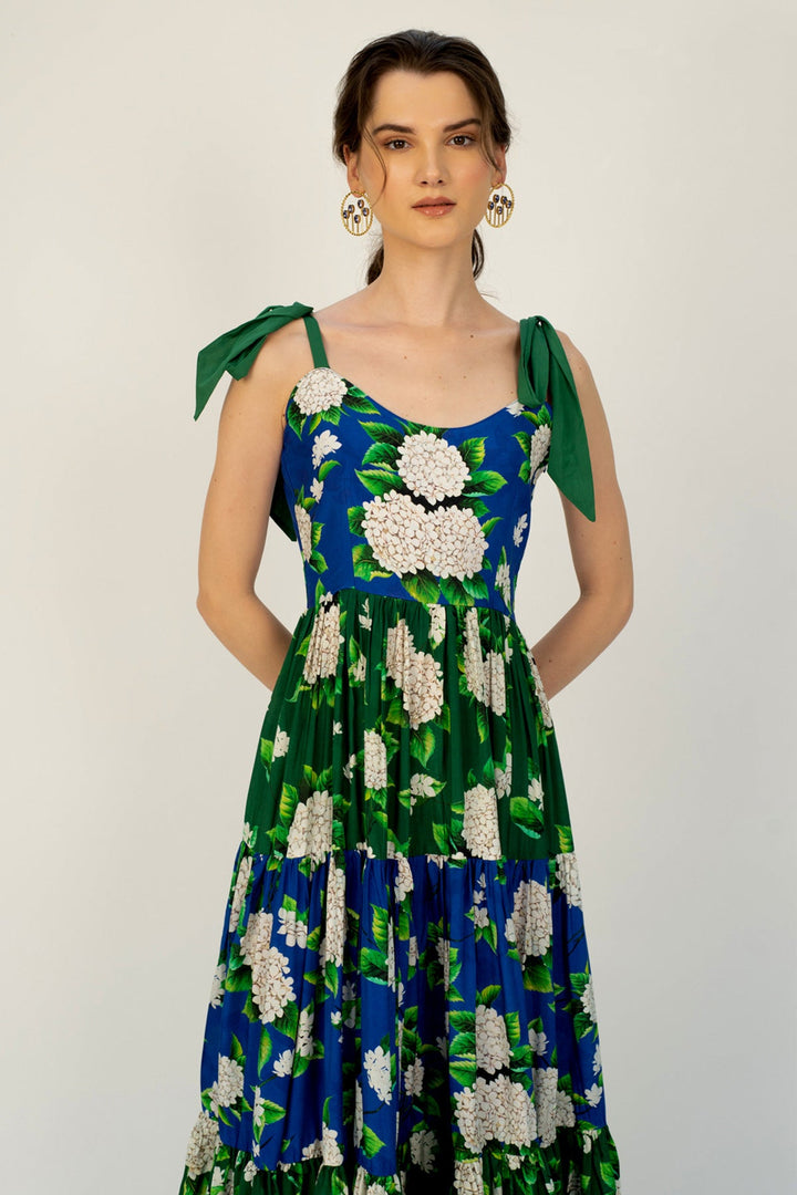 Two Tone Maxi Dress